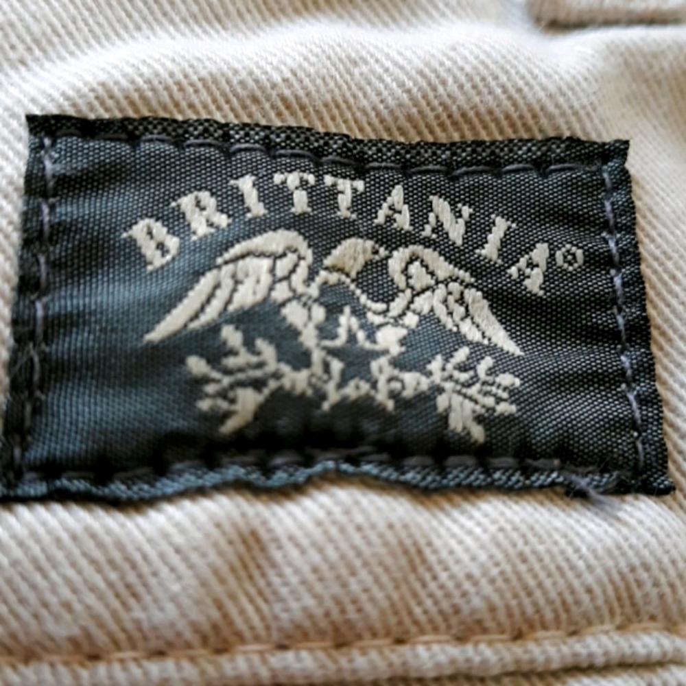 BRITTANIA MEN'S CLASSIC KHAKI PANTS